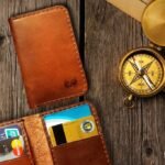 Minimalistic Leather Cardholder and Bifold Wallet with Straight Slots