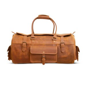 Leather travel bags